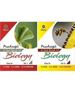 Pradeep's A Text Book of Biology for Class 11 (Set of 2 Vol.)